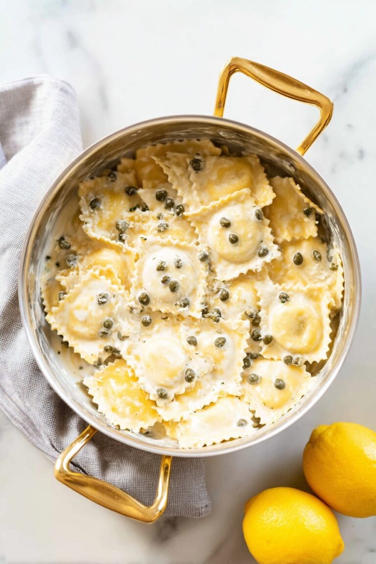 Lemon Caper Pasta Sauce Recipe