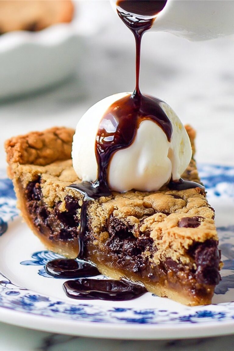 Chocolate Chip Bean Cookie Pie Recipe