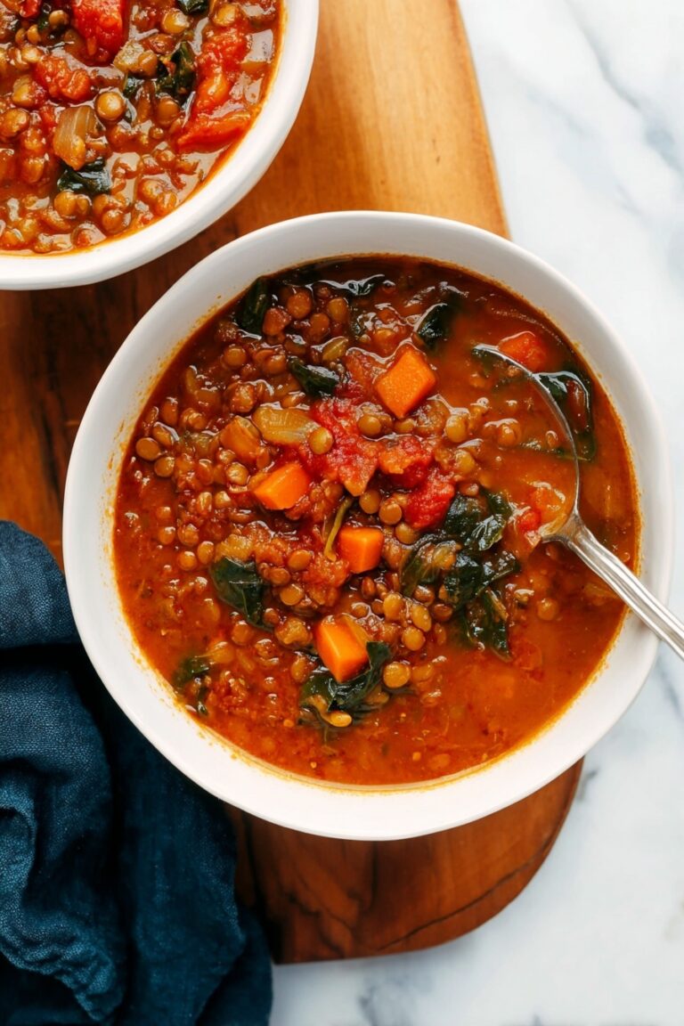 Hearty Lentil Soup with Greens Recipe