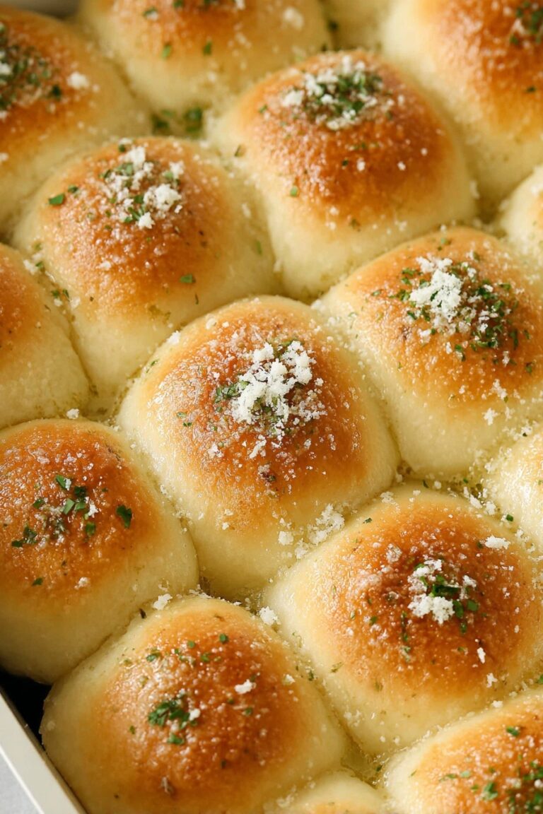Garlic Parmesan Dinner Rolls Recipe