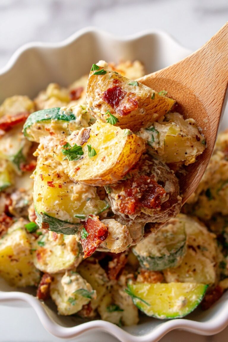 Chili Crunch Smashed Potato Salad Recipe