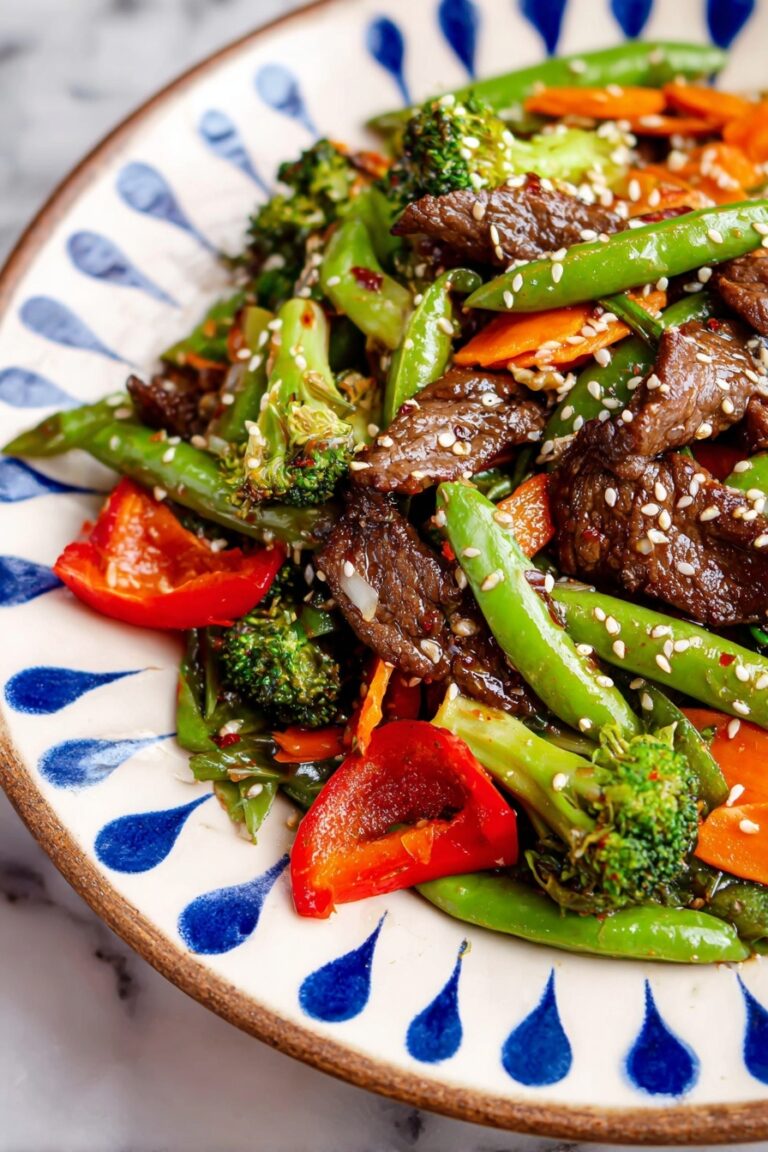 Beef Stir Fry with Veggies and Sesame Recipe