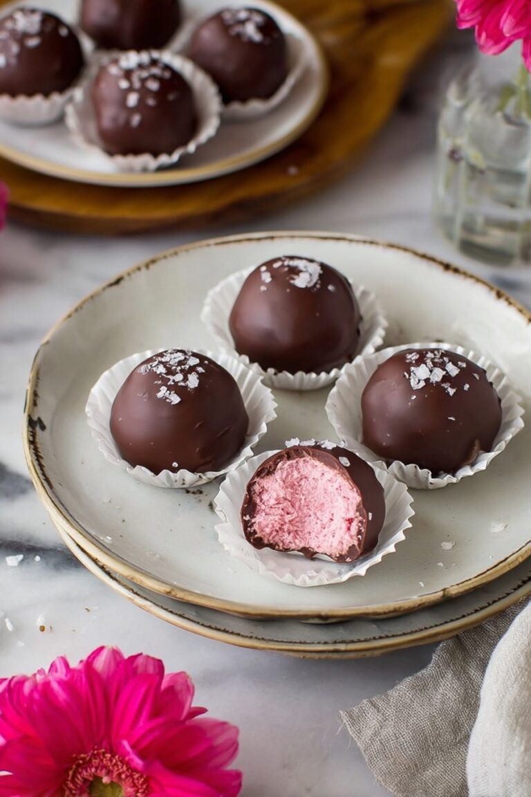 Strawberry Buttercream Chocolate Candies Recipe
