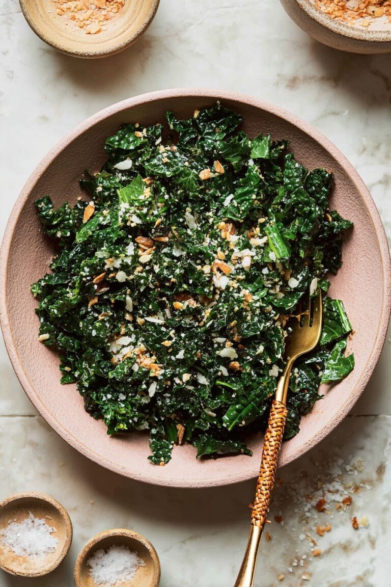 Lemon Parmesan Kale Salad Recipe