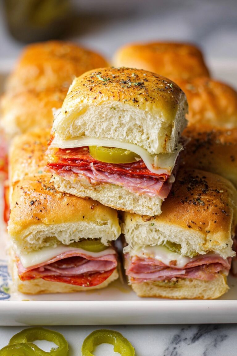 Italian Sub Sliders Recipe