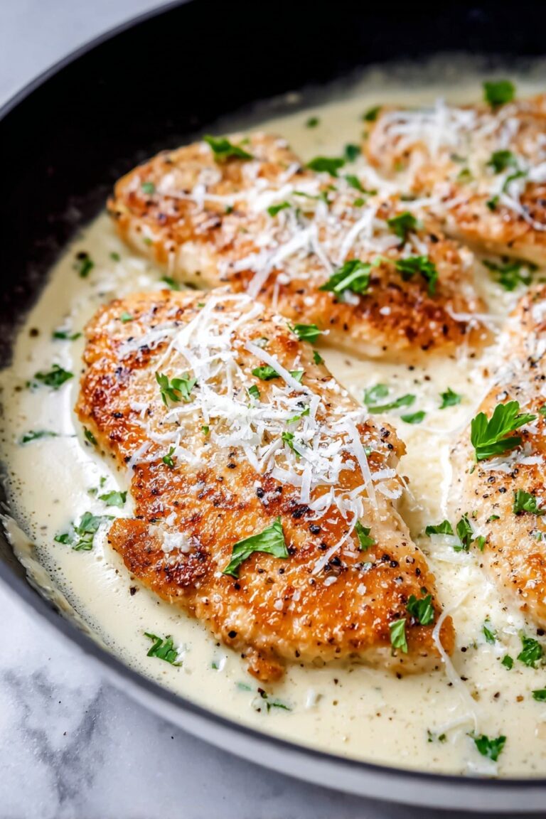 Creamy Garlic Parmesan Chicken Breasts Recipe