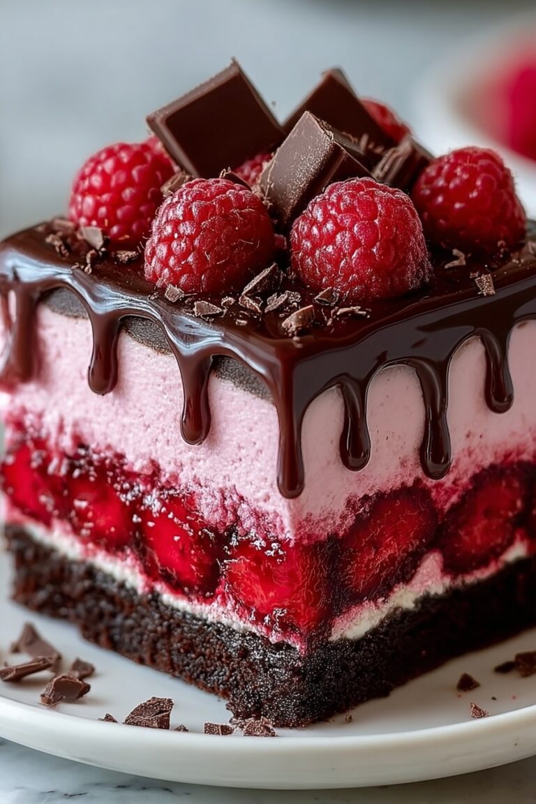 Chocolate Raspberry Drip Cake Recipe