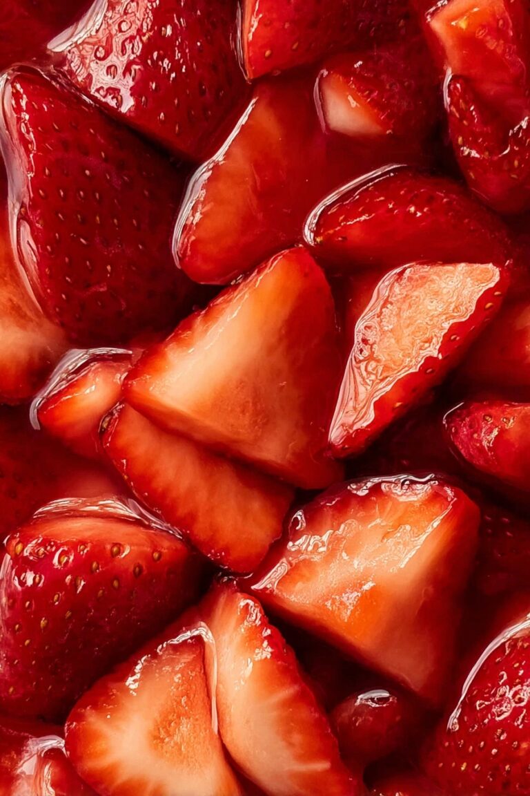 Homemade Strawberry Glaze for Desserts Recipe