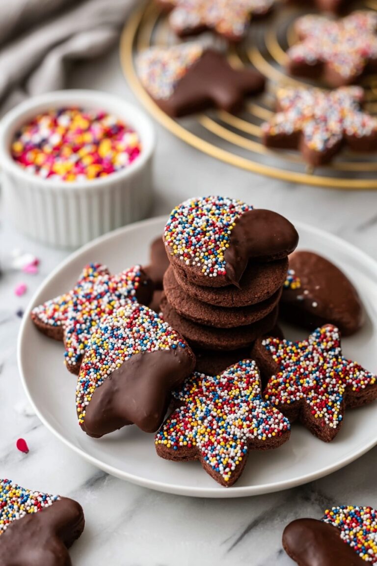 Chocolate Shortbread Cookies Recipe