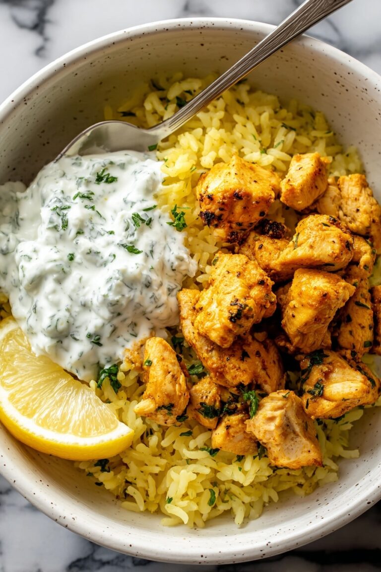 Easy Baked Chicken Tzatziki Rice Recipe