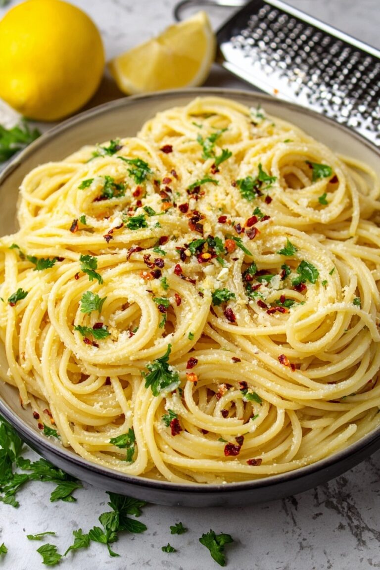 Lemon Garlic Pasta Sauce Recipe